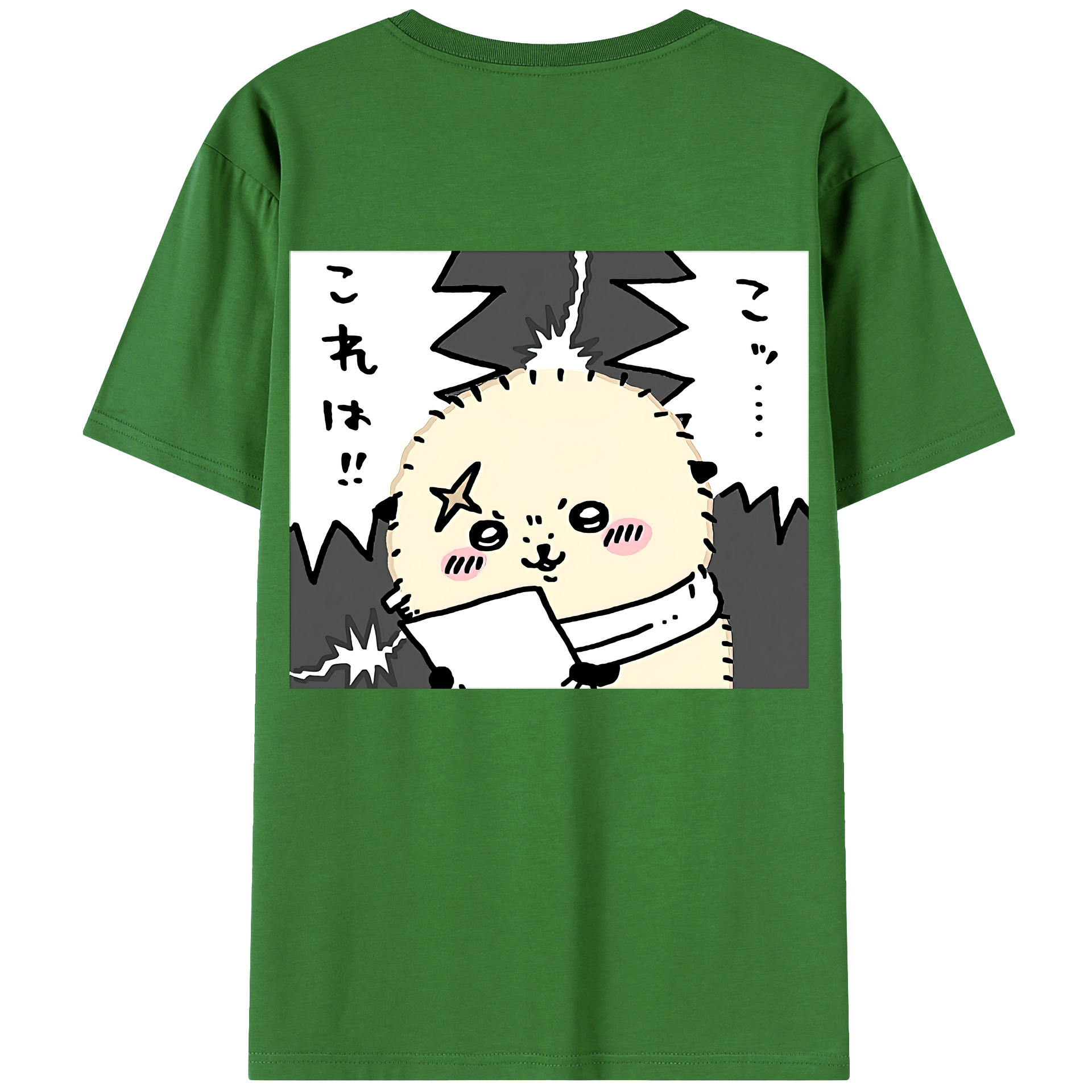 （画像用） ちいかわ ラッコ Chii-kawa Sea otter レディース半袖Tシャツ(バックプリント)